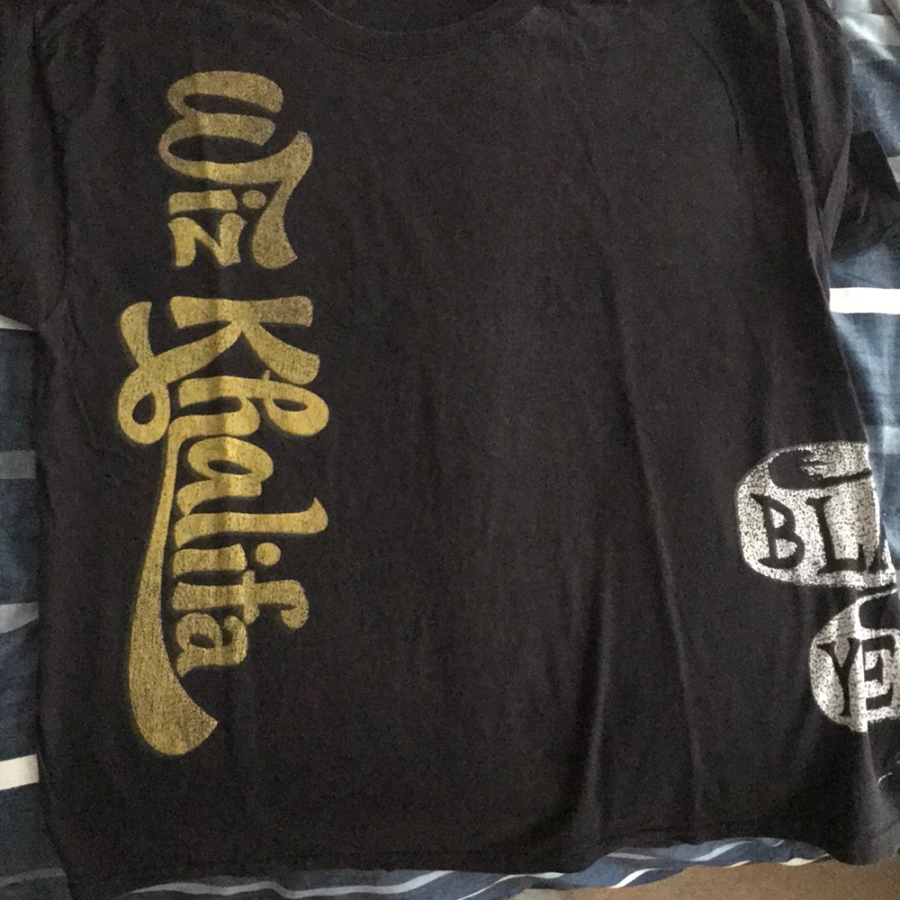 Wiz Khalifa Black and Yellow Concert TShirt